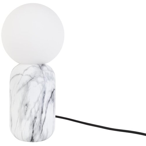 Leitmotiv Bijela stolna lampa u mramornom dekoru Gala, visina 32 cm Slike