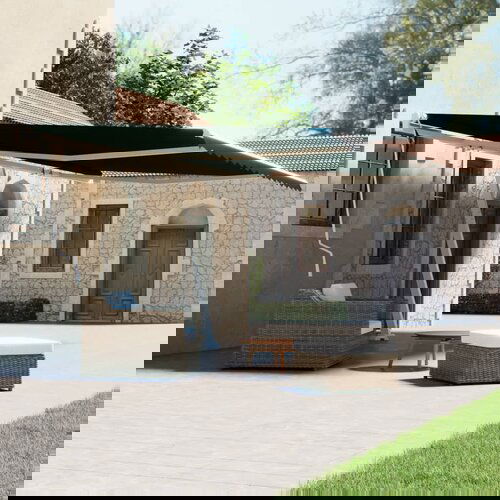  Tenda Samostojeća tenda na ručno uvlačenje 600 x 300 cm antracit Slike