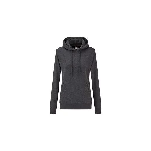 Fruit Of The Loom Anthracite Hooded Sweat