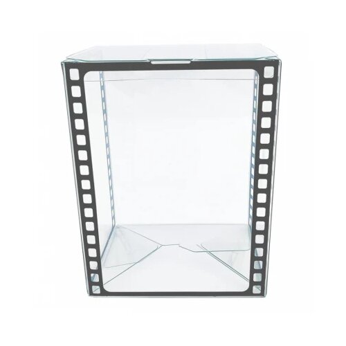 Spawn Clear Movie Version 4'' Pop Protector With Film On It With Soft Crease Line And Automatic Bot Lock Cene