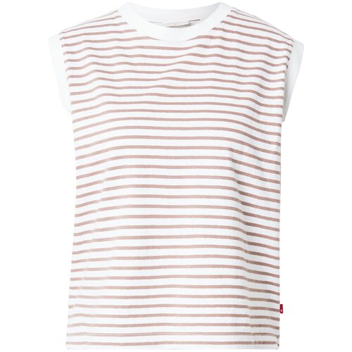 Levi&amp;#039;s Majica &amp;#039;Boxy Tank Top&amp;#039; smeđa / bijela Slike