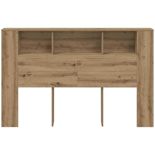  s uzglavljem Artisan hrast 160x18,5x103,5 cm Konstruirano drvo Slike