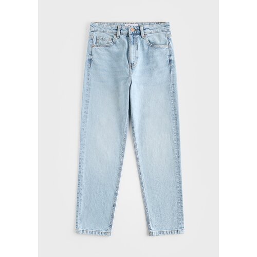 Reserved Mom fit slim traperice - plava Cijene