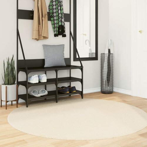 vidaXL Preproga HUARTE s kratkimi vlakni mehka pralna krem Ø 160 cm Cene