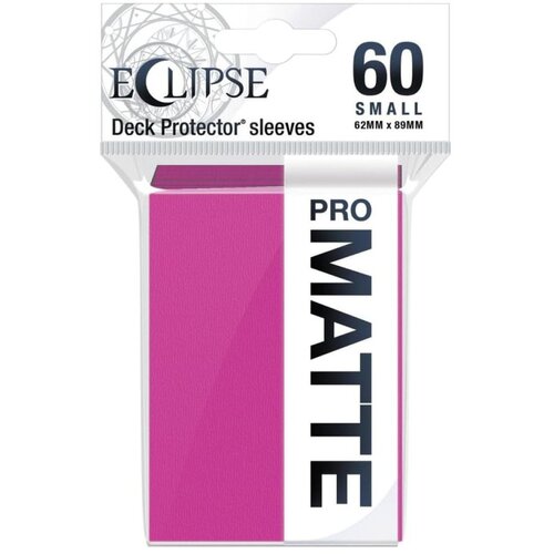 Ultra PRO Matte Eclipse Small Desk Protector Sleeves 60 - Hot Pink Cene