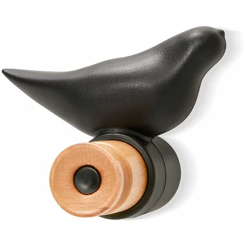loomi.design Črna stenski obešalnik Bird