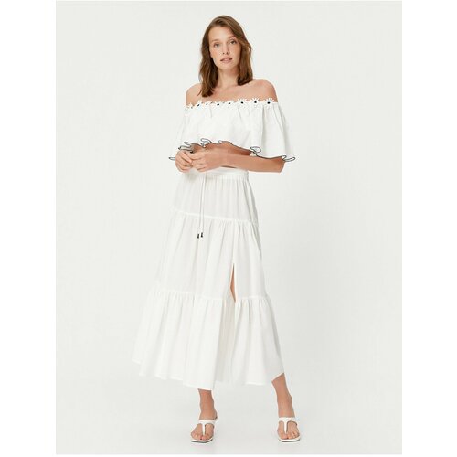 Koton Skirt - White - Maxi Slike
