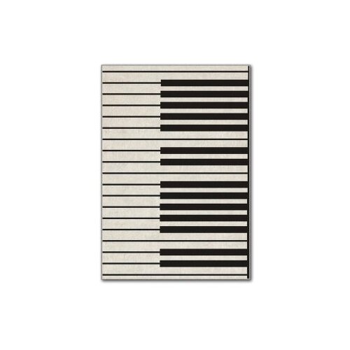 Conceptum Hypnose tepih Hmi Kdc-85, pravougaoni, 100 x 180 cm, crno-bijeli Slike