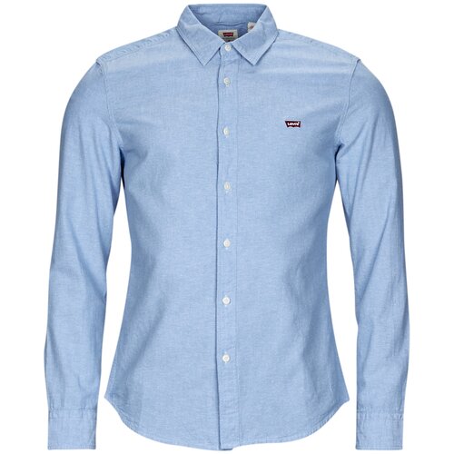Levi's Srajce z dolgimi rokavi LS BATTERY HM SHIRT SLIM Modra Cene