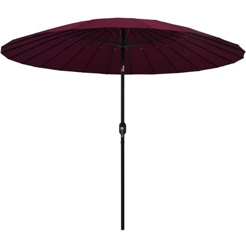 vidaXL Zunanji senčnik z aluminijastim drogom 270 cm bordo rdeč Cene