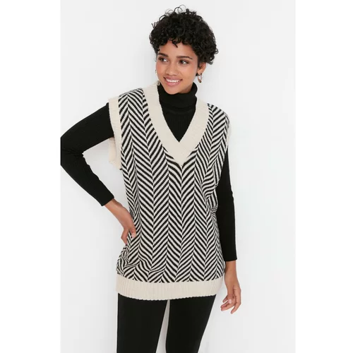 Trendyol Beige Knitwear Sweater