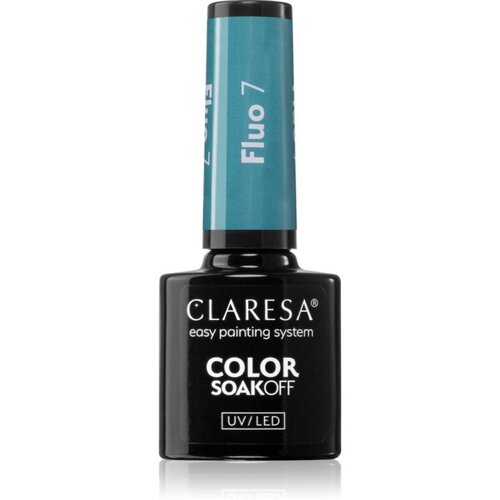 Claresa SoakOff UV/LED Color Fluo gel lak za nokte nijansa 7 5 g Slike