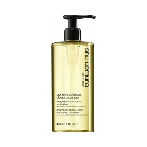 Shu Uemura Deep Cleanser Gentle Radiance nježni šampon za čišćenje za zdravu i lijepu kosu 400 ml