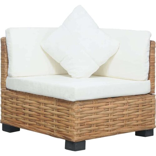  Kutna sofa od prirodnog ratana s jastucima Cene