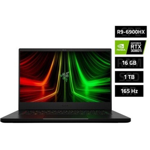Razer Laptop Blade 14 (P8-NT/Win-11/QHD-165HZ/R9-6900HX/16GB RAM/RTX 3080 Ti/1TB SSD) crni Slike