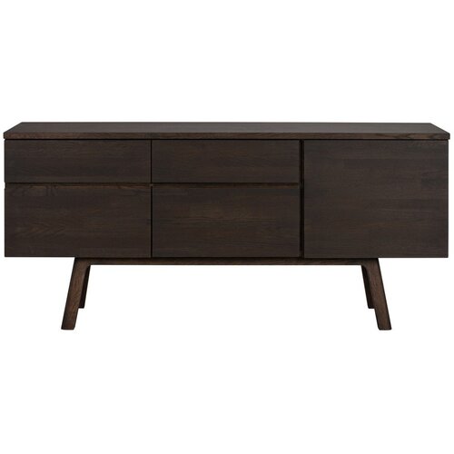 Rowico Komoda od punog hrasta u tamnoj prirodnoj boji 170x77x42 cm Cleardale &amp;ndash; Slike