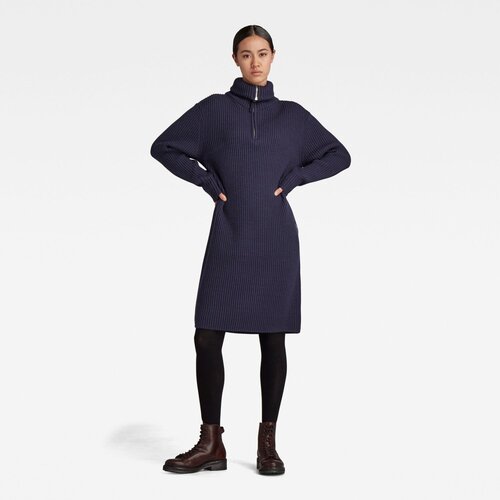 G-star Dress - Noble knit blue Cene