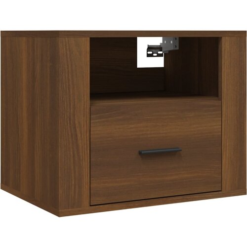 Maison Chic Stenska Nočna omarica - Nočna miza rjav hrast 50x36x40 cm, (21690342) Cene