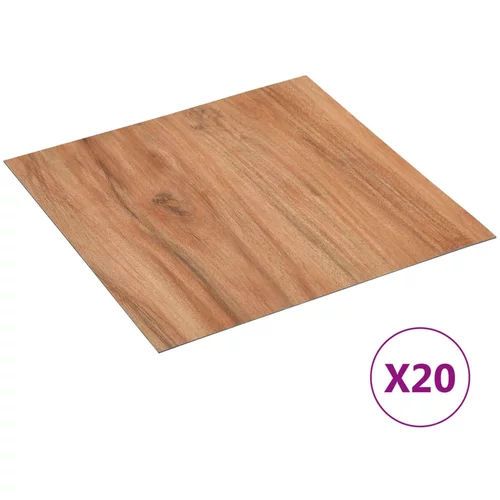 vidaXL Samolepilne talne plošče 20 kosov PVC 1,86 m² svetli les