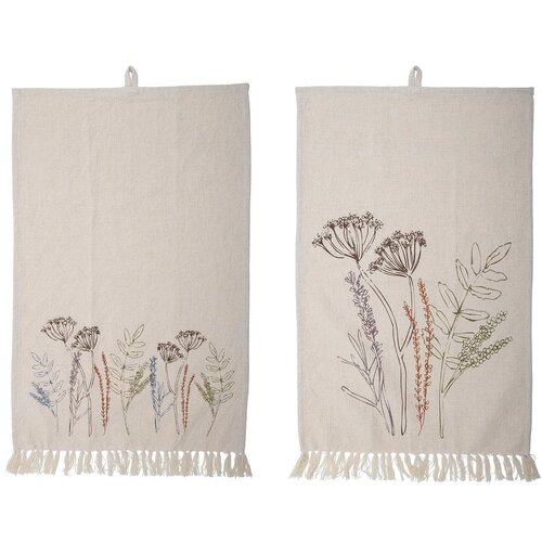 Bloomingville Bombažne kuhinjske krpe v kompletu 2 ks 45x70 cm Bea – Cene