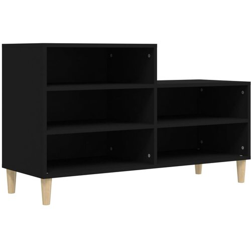  za cipele crni 102 x 36 x 60 cm od konstruiranog drva Slike