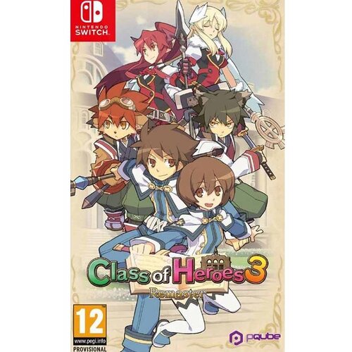 Pqube SWITCH Class of Heroes 3 Remaster Cene