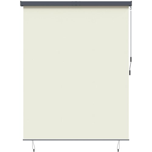 Rolo zavjesa Krem 200 x 250 cm Tkanina i aluminij Cene