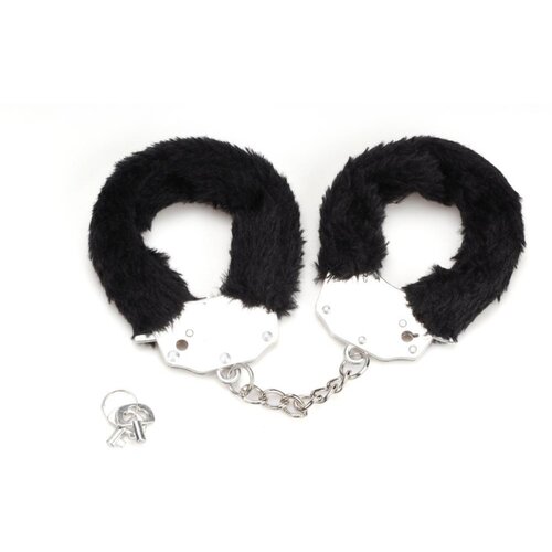 Metalne lisice crno krzno Furry Fun Cuffs Cene