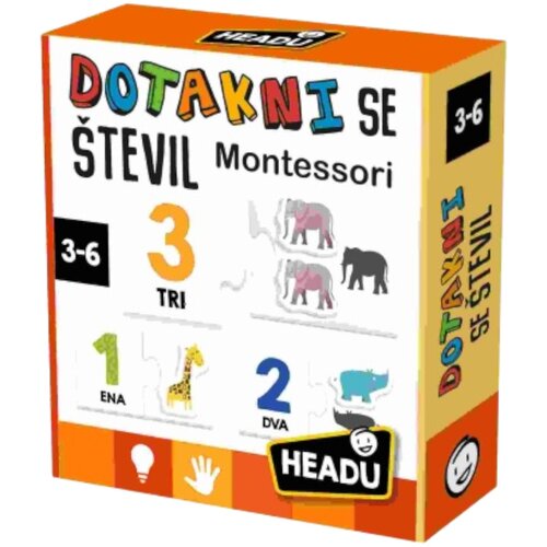 Headu montessori dječja igra dotakni se &amp;scaron;tevil slo Slike