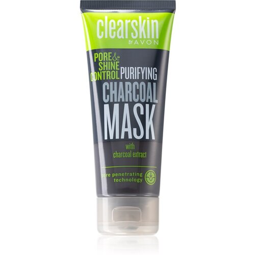 Avon Clearskin Pore & Shine Control čistilna maska z aktivnim ogljem 75 ml Cene