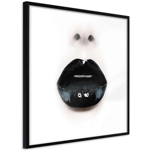  Poster - Black Lipstick (Square) 20x20