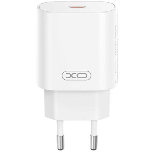 XO kućni punjač od 25W sa USB-C konektorom WHITE Slike