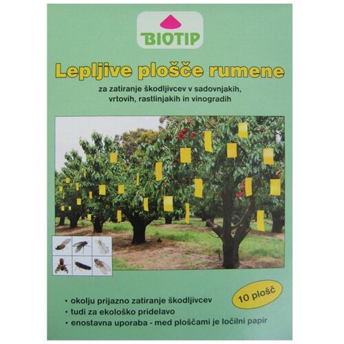 Sredstvo past za insekte lepljive plošče velike 10 kos Cene