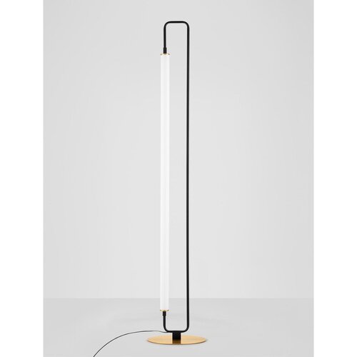 Nova Luce Bijela/mat crna metalna LED stojeća svjetiljka (visina 150 cm) Wetro &amp;ndash; Slike