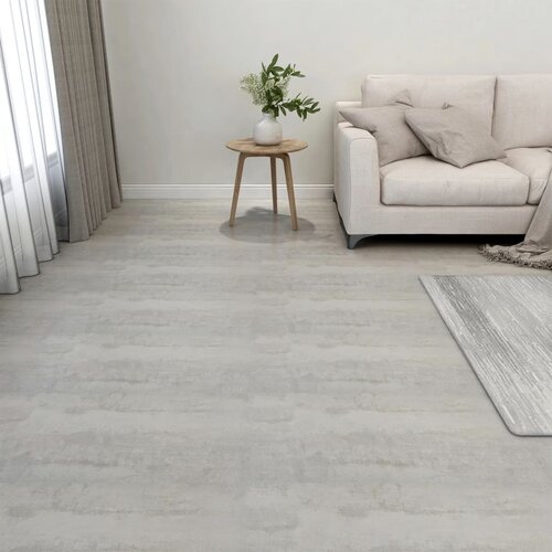  Samoljepljive podne obloge 20 kom PVC 1,86 m&amp;sup2; svjetlosive Slike