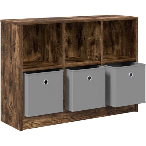 Kreveta s ladicama Dimljeni hrast 88 5 x 27 5 x 63 5 cm Slike