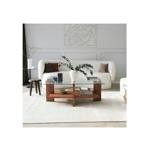 Hanah home Babylon Klub sto, 105x40x60cm, Hrast Cene