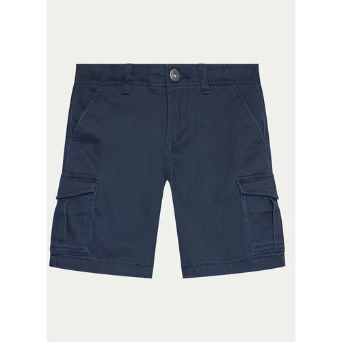 Jack & Jones Kratke hlače iz tkanine 12182856 Mornarsko modra Cargo Fit