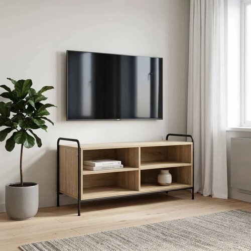  TV ormar 140 x 39 5 x 50 cm Hrast sonoma Konstruirano drvo - Hrast sonoma 100 x 39 5 x 50 cm Slike