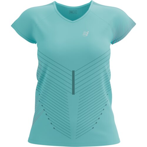  Majica Compressport Performance SS T-shirt Woman Aqua/Hot Pink - XS Cijene