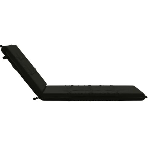  Jastučić za ležaljku GEMERT 100% poliester Crna 190 x 70 x 9 cm - Crna 190 x 70 x 9 cm Melange Slike