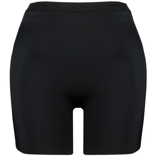 Trendyol Curve Black High Waist Knitted Bikini Bottom Slike