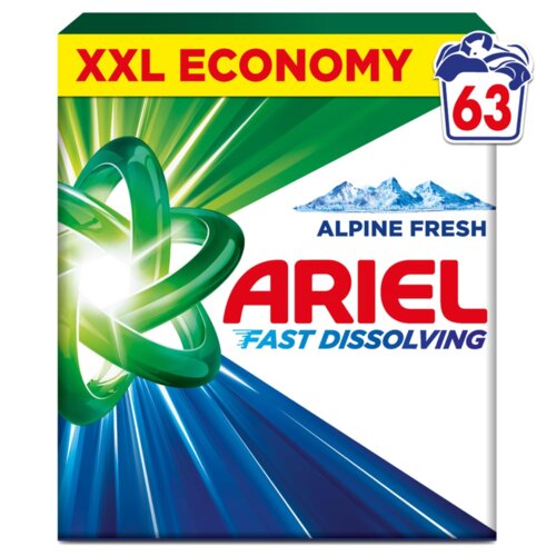 Ariel pra&amp;scaron;ak za rublje Mountain Spring 63 pranja / 3.465kg XXL Slike
