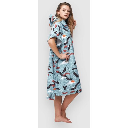 After Sketchbook Surf poncho blue Cene
