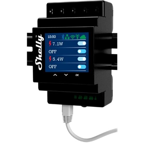 Shelly PRO 4PM 4-channel controller with energy measurement Slike