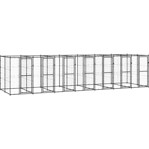 vidaXL vanjski kavez za pse čelični 16,94 m² Cene