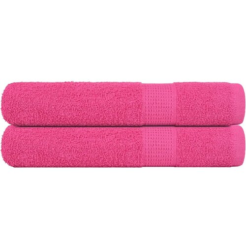 Furnova Brisače za savno 2 kos roza 80x200 cm 360 gsm 100% bombaž, (21916462) Cene