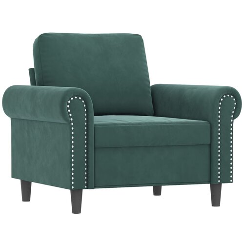  4-dijelni set sofa s jastucima tamnozeleni bar&amp;scaron;unasti Slike