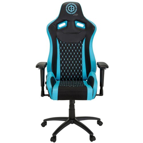 MID.YOU Gaming Stol Gamebreaker Sx 04, Črna, Turkizna Slike