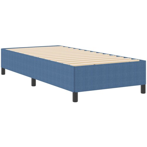 VidaXL Postelja Modra 100x200 cm iz žametne tkanine, (22008528) Slike